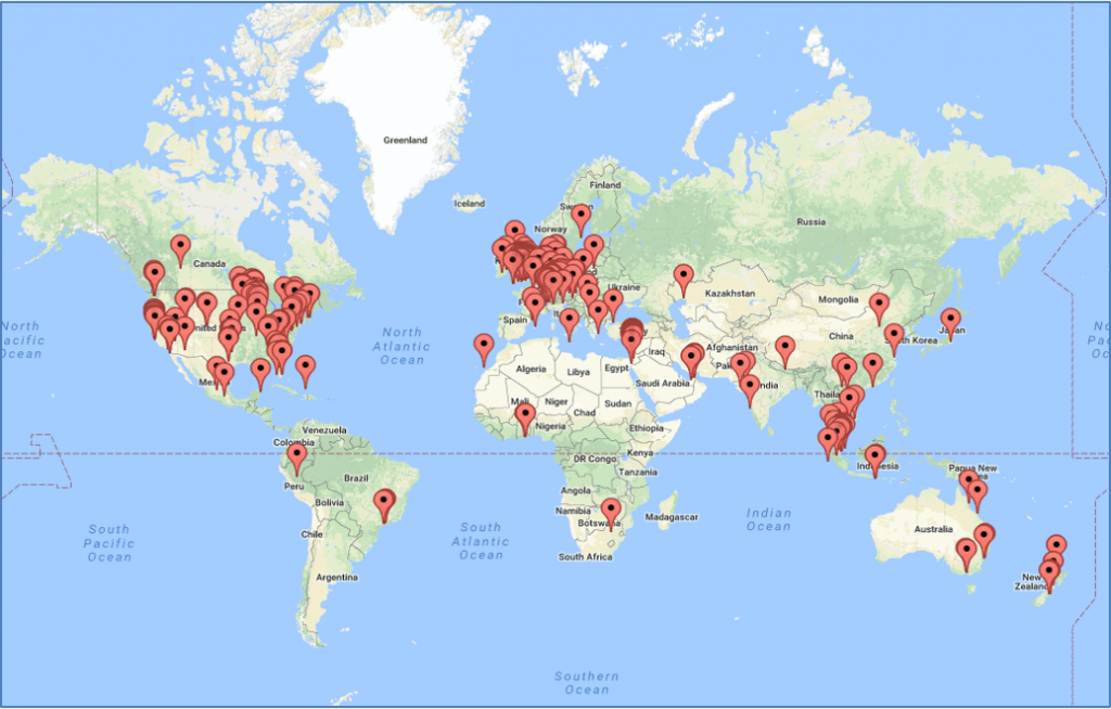 MyTAG Taps Map