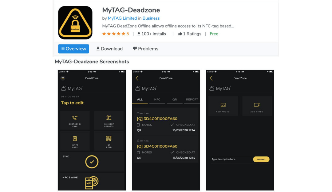 MyTAG launches updated Deadzone App
