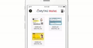 MyTAG Wallet Screen Shot